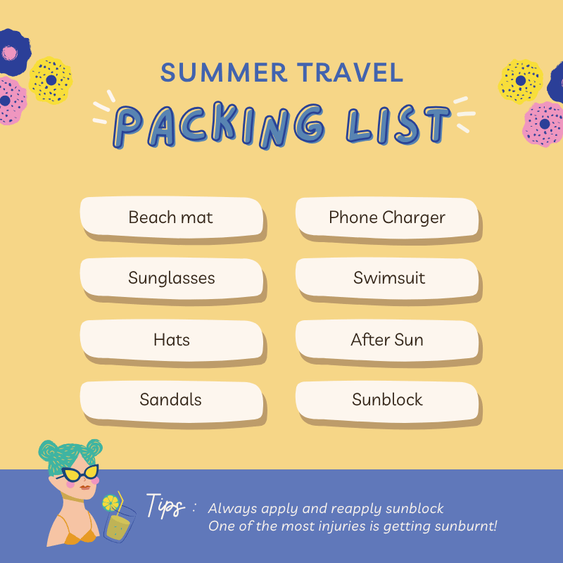 Summer Packing List