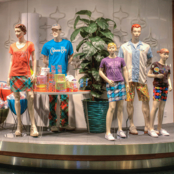 🏖️ Cabana Bay Beach Resort Review with Volcano Bay View – A Fantastic Family Hotel 23 Exterior view of Universal-themed retail store at Cabana Bay Beach Resort