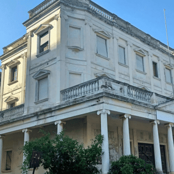 Ayia Napa in May – A Mum & Daughter Escape 🌊☀️ 56 Derelict villa with white columns in Varosha, Famagusta
