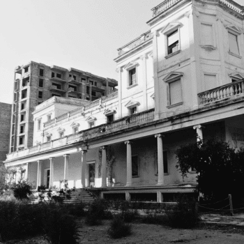 Ayia Napa in May – A Mum & Daughter Escape 🌊☀️ 57 Abandoned mansion with classical columns in Varosha, Cyprus