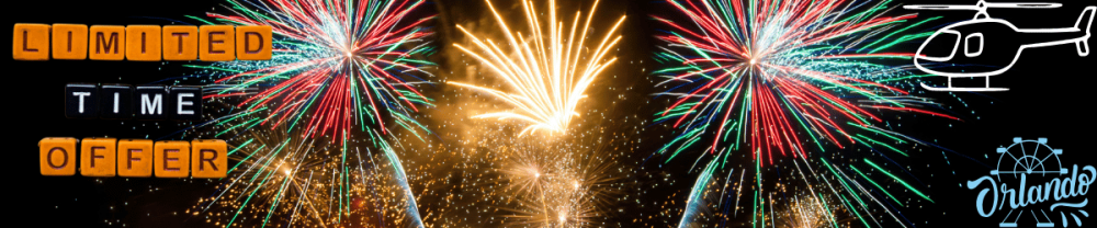 Compare Flights and Travel Essentials 17 Fireworks display promoting a limited-time Halloween and Christmas tour in Orlando