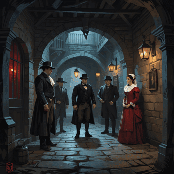 Compare Flights and Travel Essentials 16 Actors in Victorian costume recreate eerie scenes inside The London Dungeon in London, England.