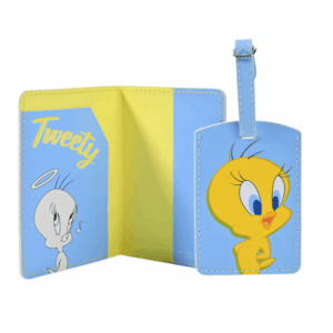 Warner Bros Looney Tunes Tweetie Pie Passport & Luggage Tag
